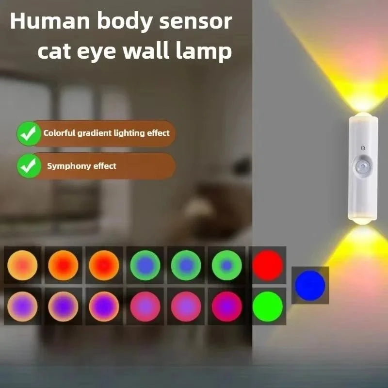 Gadgit Co RGB Motion Sensor Night Light | Magnetic, Rechargeable