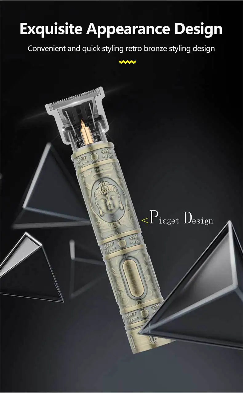 TrimMaster T9™ – Retro Precision Hair & Beard Trimmer