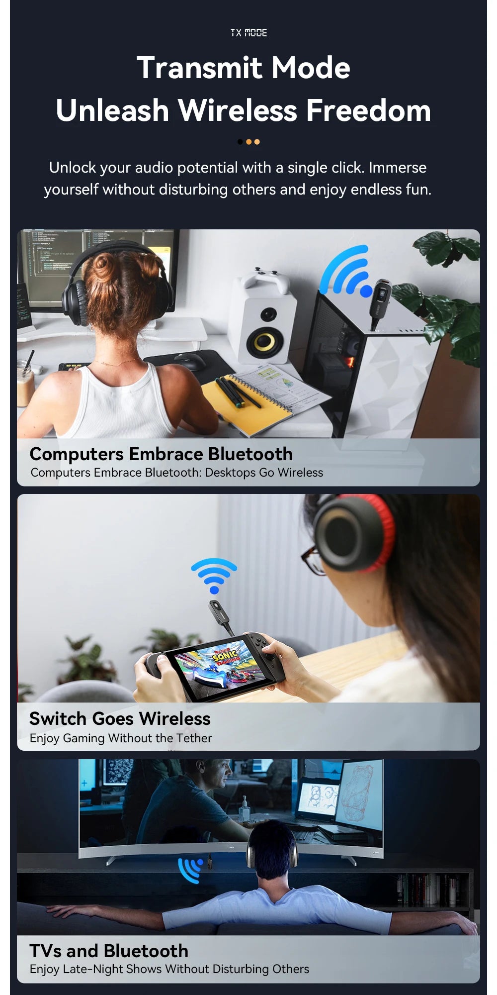 AirLink Mini™ – 2-in-1 Bluetooth 5.1 Audio Adapter