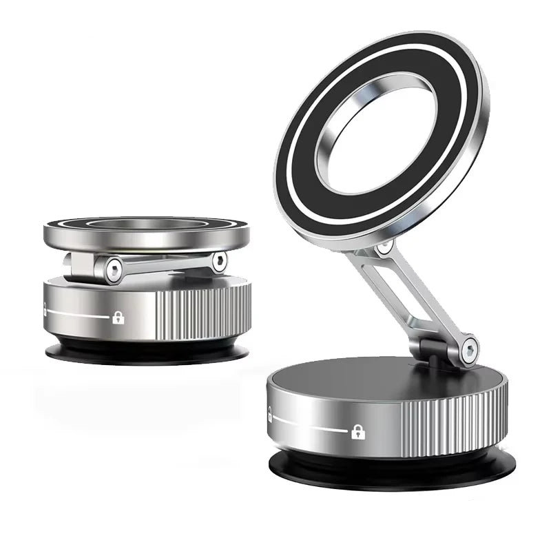 Gadgit Co™ – 360° Magnetic Foldable Phone Holder (Vacuum Suction Mount)