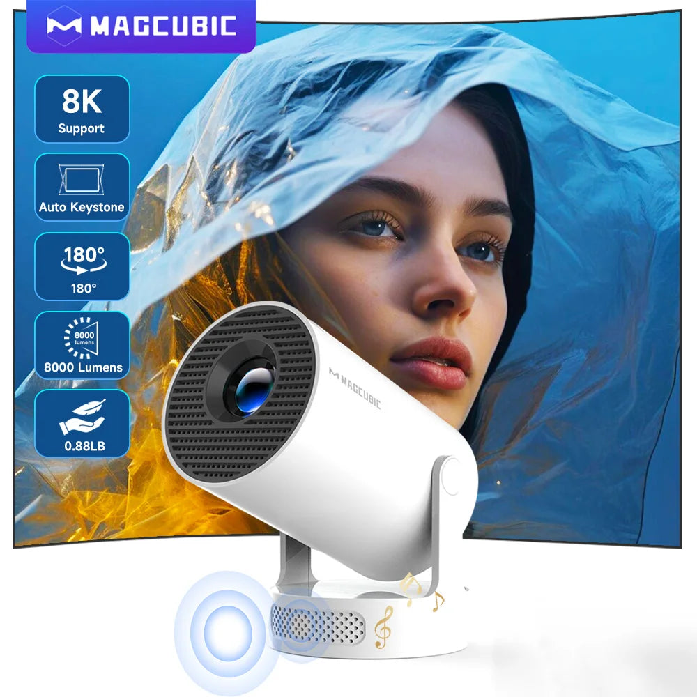 CineCube Pro™ – Smart Portable WiFi Projector