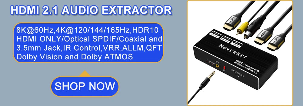 SplitHub Pro™ – 4K UHD HDMI 2.0 1x2 Splitter