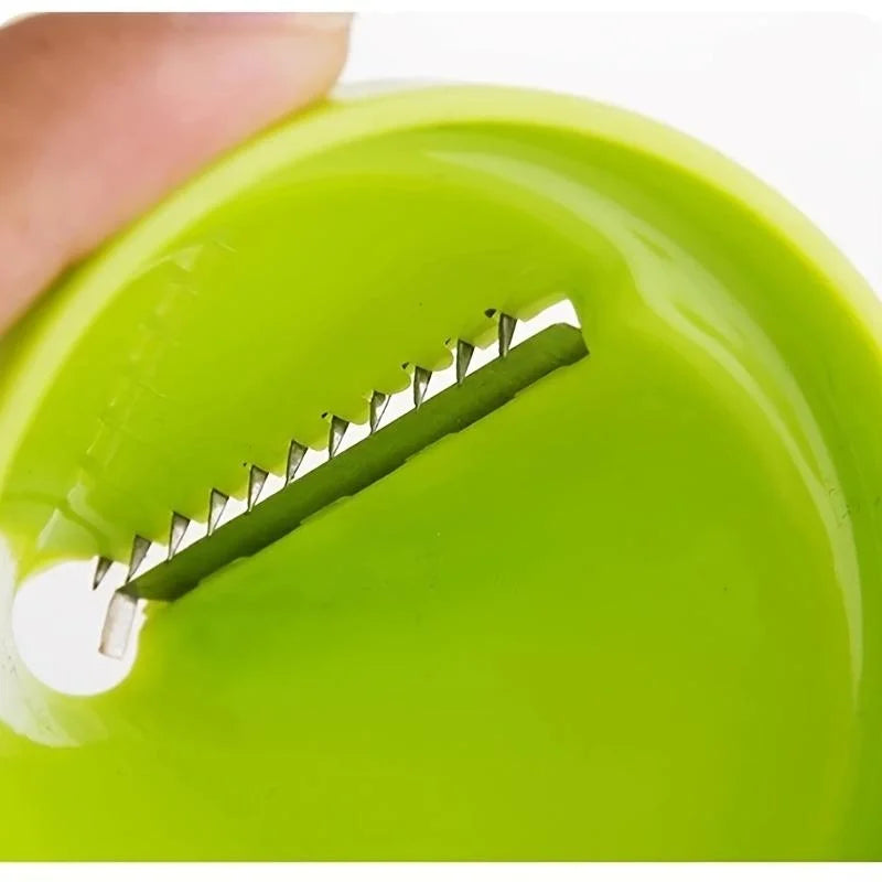 Gadgit Co Rotary Vegetable Grater & Spiral Peeler | 304 Steel Blade, Compact, No Power
