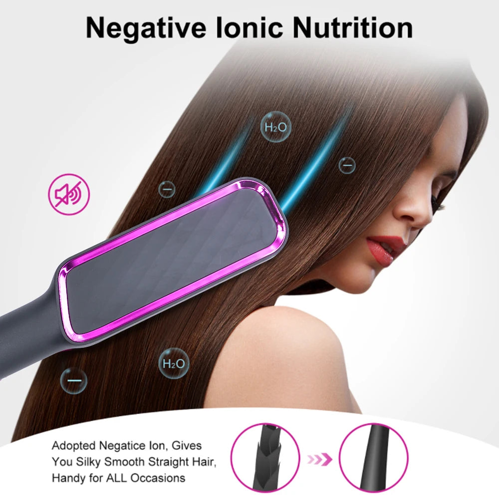 SleekComb Pro™ – Anti-Scald Ionic Straightener