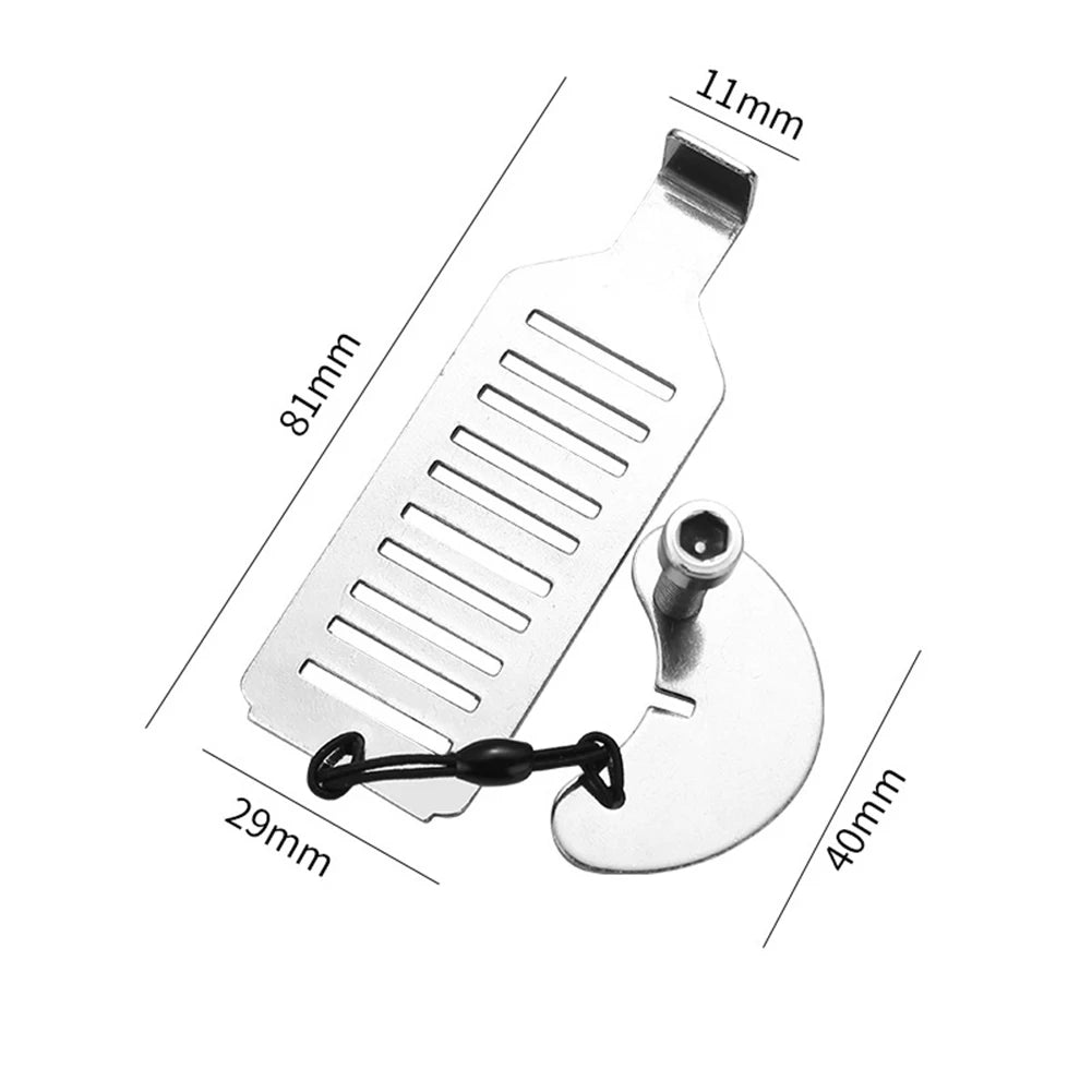 Gadgit Co Portable Stainless Steel Travel Door Lock | No-Drill, Hotel & Home Privacy
