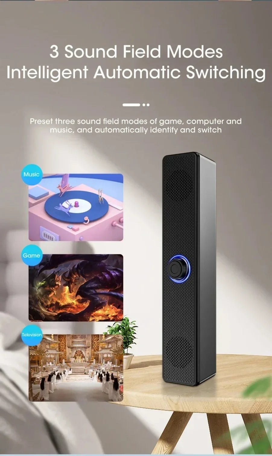 Gadgit Co™ – USB Powered PC & TV Soundbar