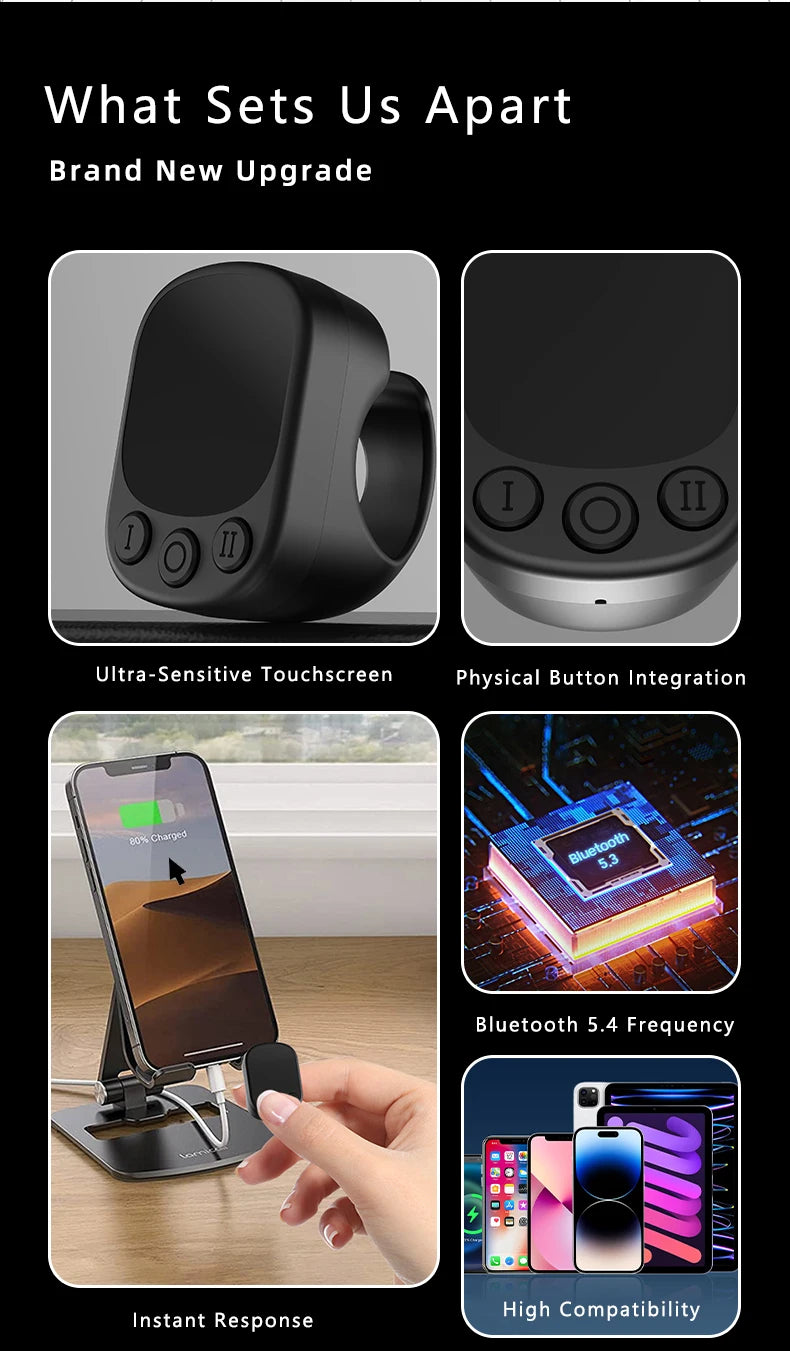 ScrollRing Pro™ – Smart Touch Remote Clicker