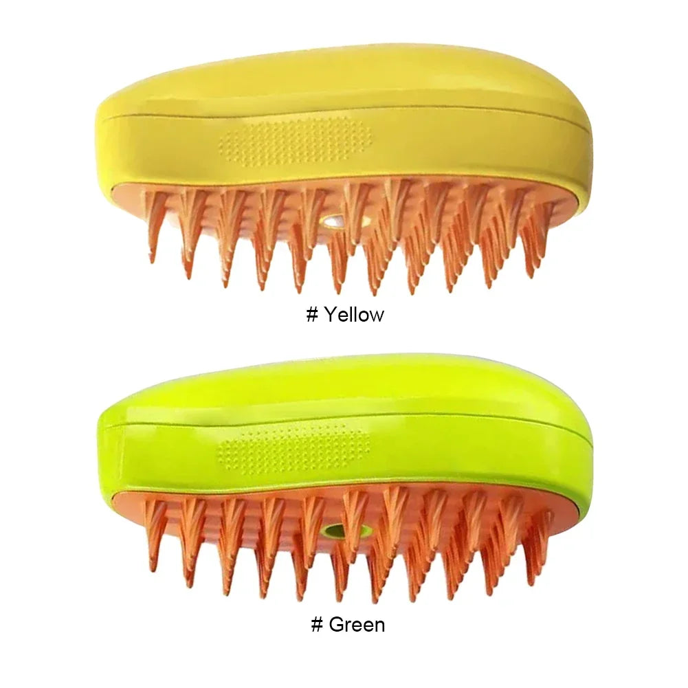 SteamGroom Pro™ – 2-in-1 Pet Steam Brush