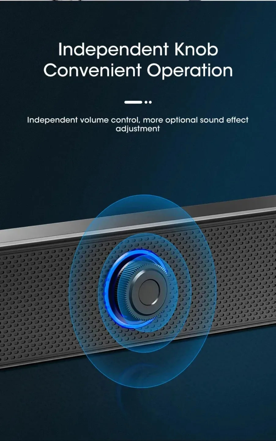 SoundBar X™ – Wireless & USB Powered TV Soundbar