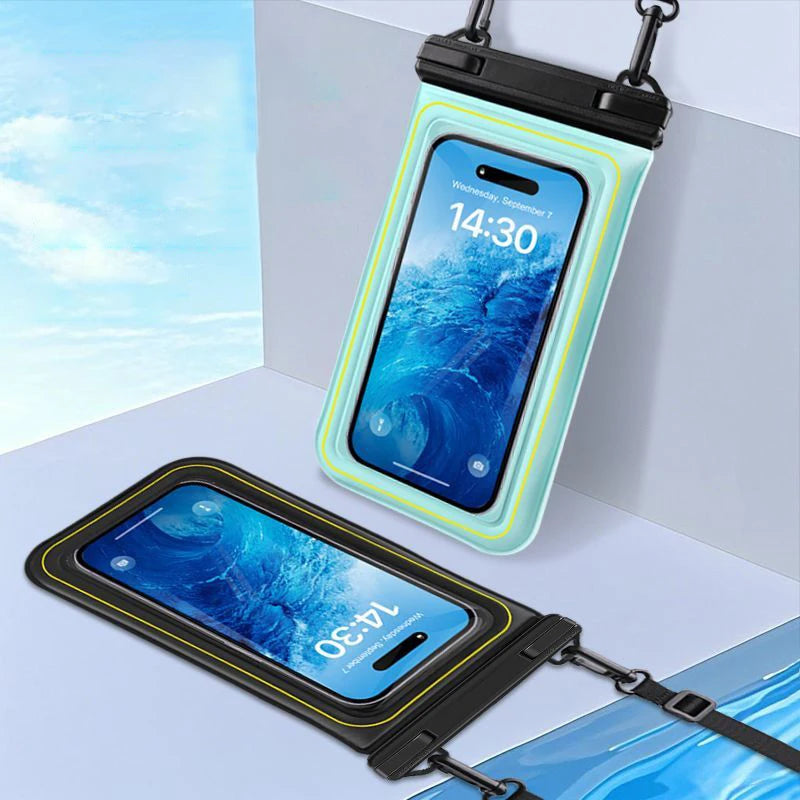 Gadgit Co™ – Floating Waterproof Phone Pouch with Lanyard (Sponge Float)