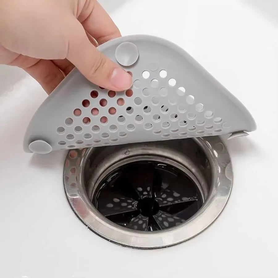 Gadgit Co™ – Silicone Drain Hair Catcher Mat (Shower, Bath & Kitchen)