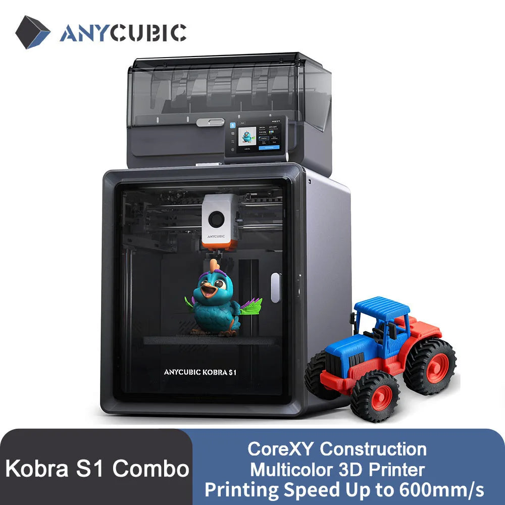 Anycubic Kobra S1 Combo – Multi-Color CoreXY 3D Printer