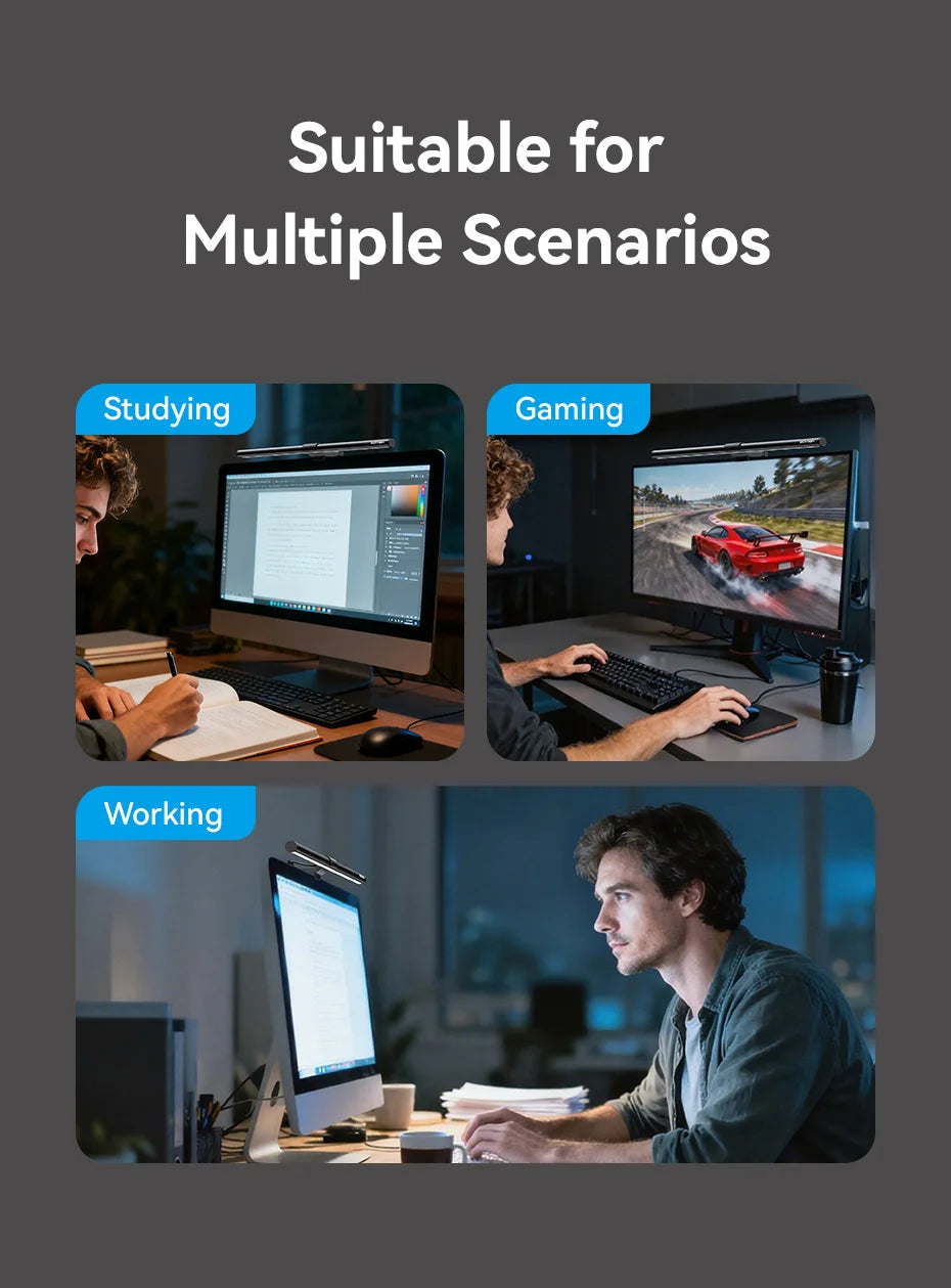 VisionGlow Pro™ – LED Monitor Light Bar