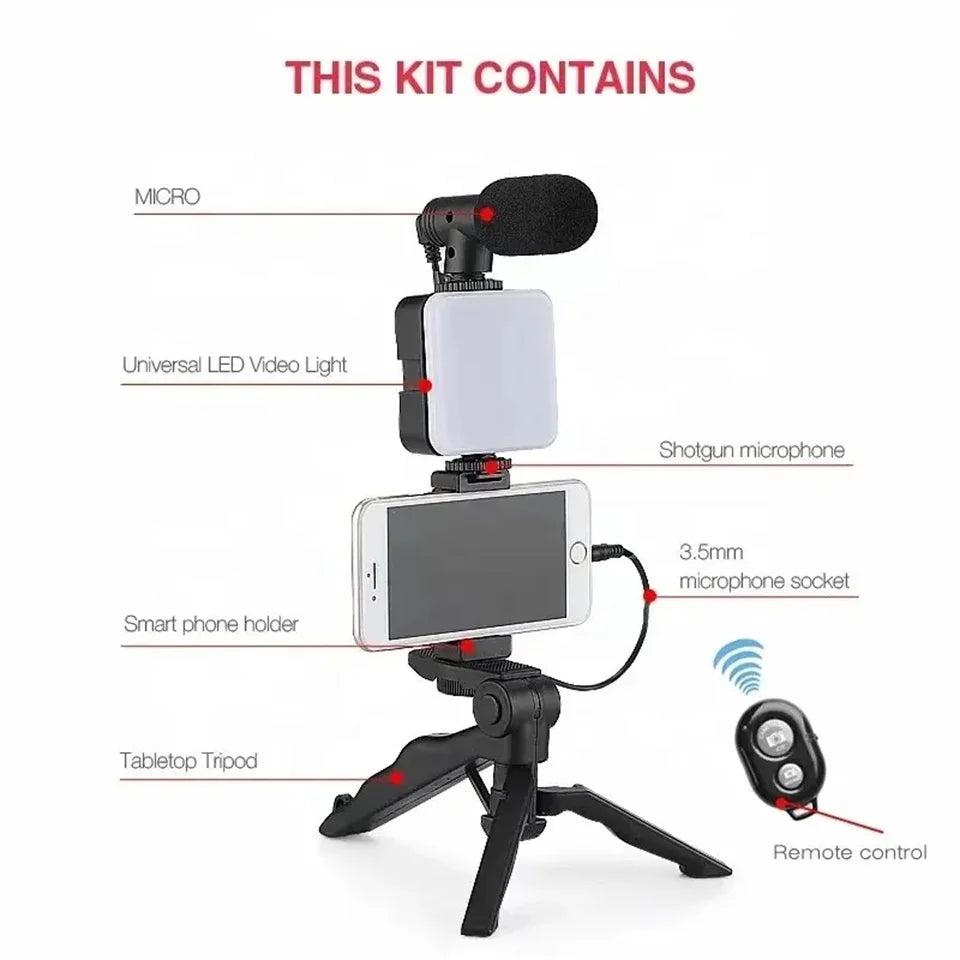CreatorKit Pro™ – All-in-One Smartphone Vlogging Kit
