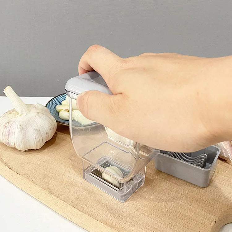 Gadgit Co Manual Garlic Press & Grater | Stainless Steel, Peeler & Cutter, Eco-Friendly