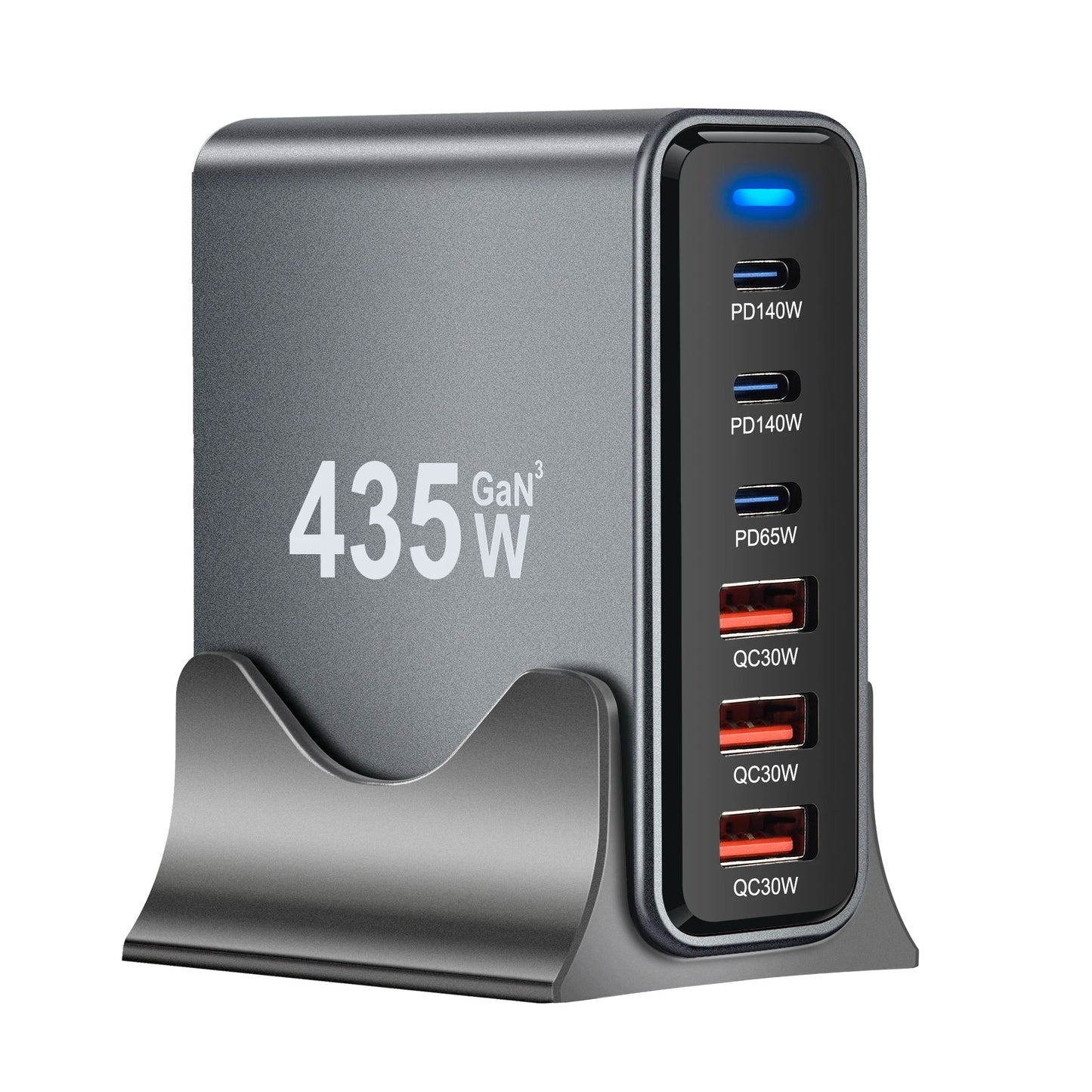 Gadgit Co PowerHub Station™ – Multi-Port GaN Desktop Charging Station | Up to 800W