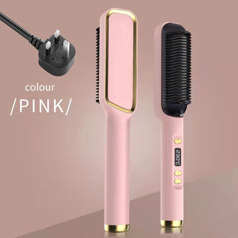 SleekComb Pro™ – Anti-Scald Ionic Straightener