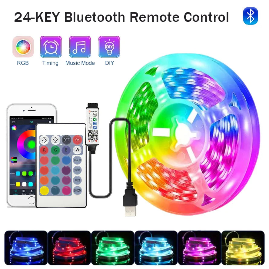 Gadgit Co™ – RGB LED Light Strip | App, WiFi, Bluetooth & IR Control