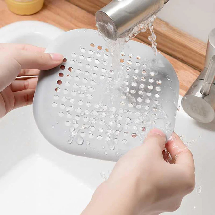 Gadgit Co™ – Silicone Drain Hair Catcher Mat (Shower, Bath & Kitchen)