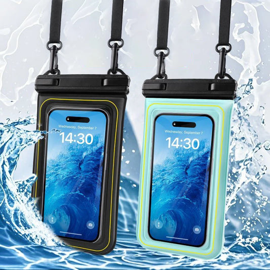 Gadgit Co™ – Floating Waterproof Phone Pouch with Lanyard (Sponge Float)