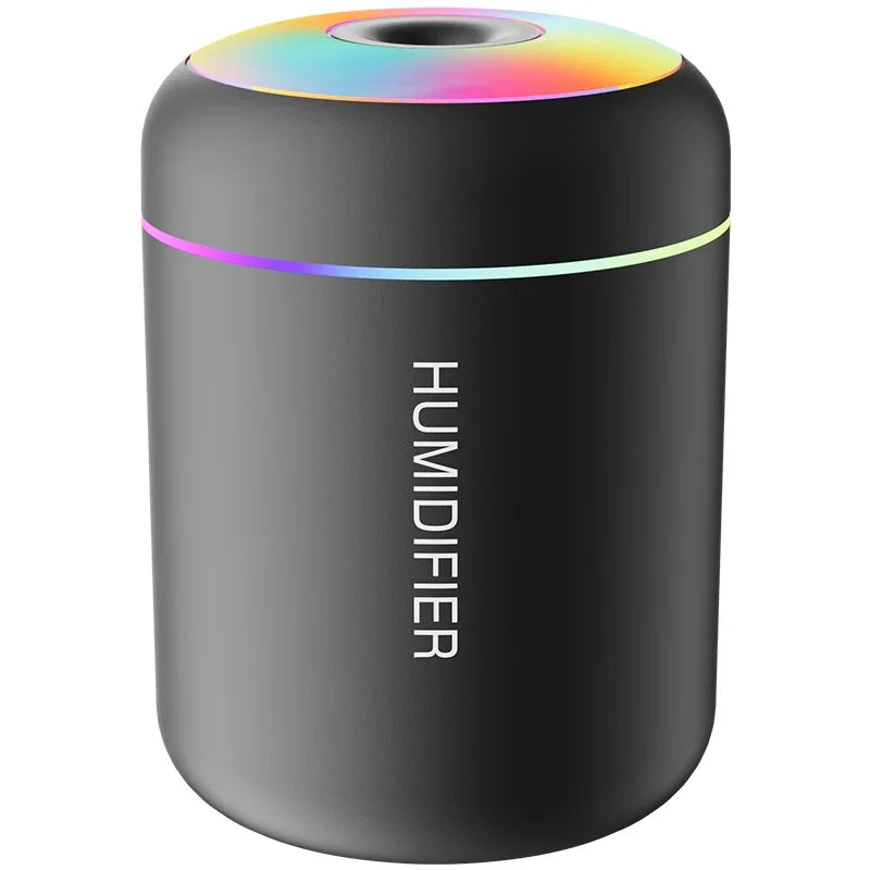 Gadgit Co 180ml Mini USB Humidifier & Aroma Diffuser | Ultrasonic, Essential Oil, Quiet