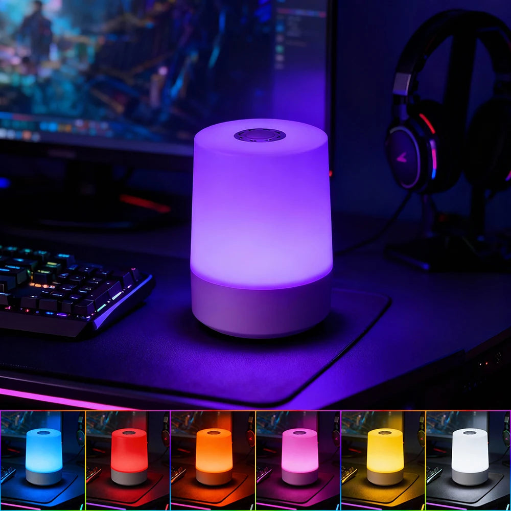 Gadgit Co ™ LED Night Light | RGB & 3CCT, Touch & Remote, USB Rechargeable