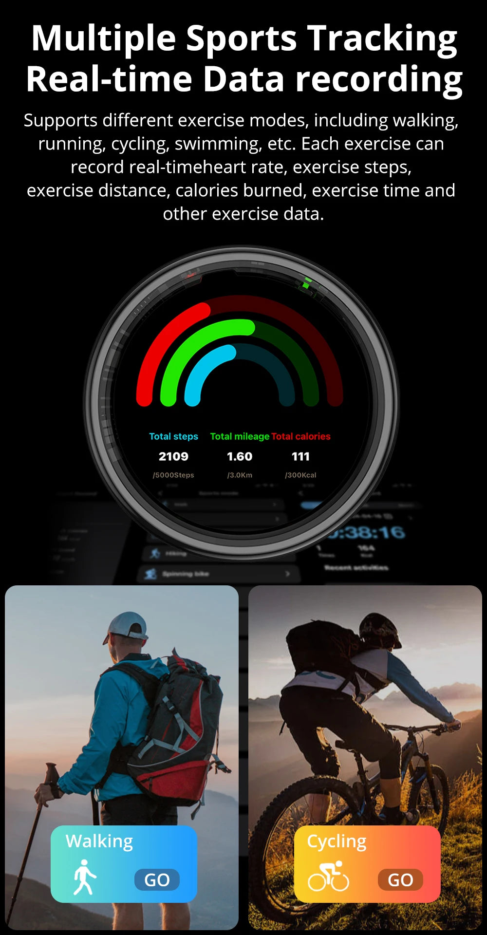 COLMI R12 – Smart Health Ring with Display