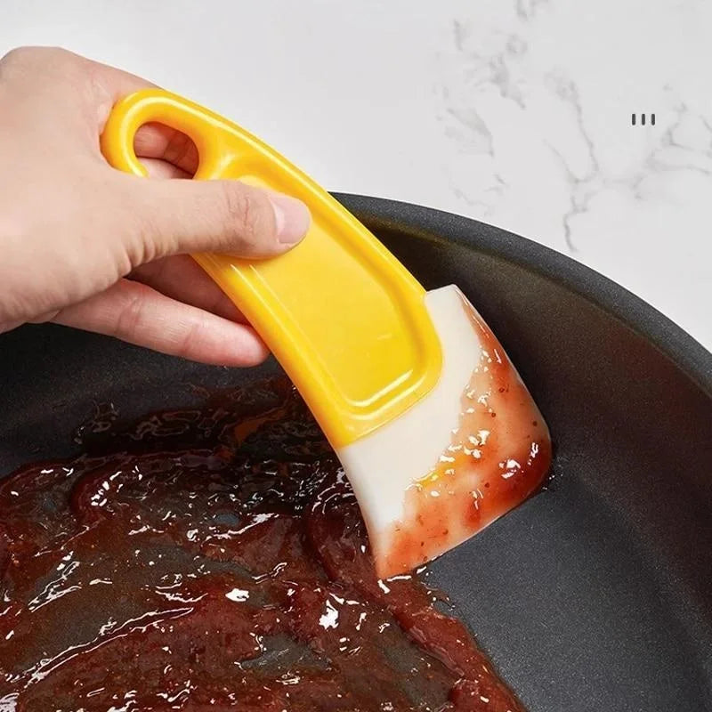 Gadgit Co Silicone Kitchen Scraper Spatula | Pan-Safe, Hanging Storage, 1/2/3pc