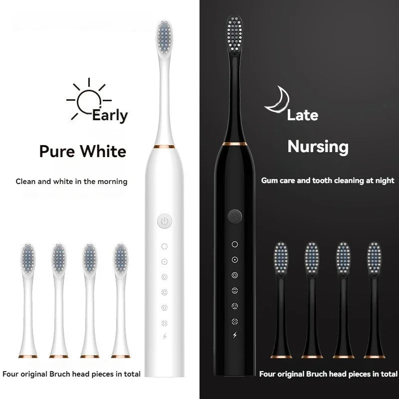 Gadgit Co™ – Six-Speed Electric Toothbrush