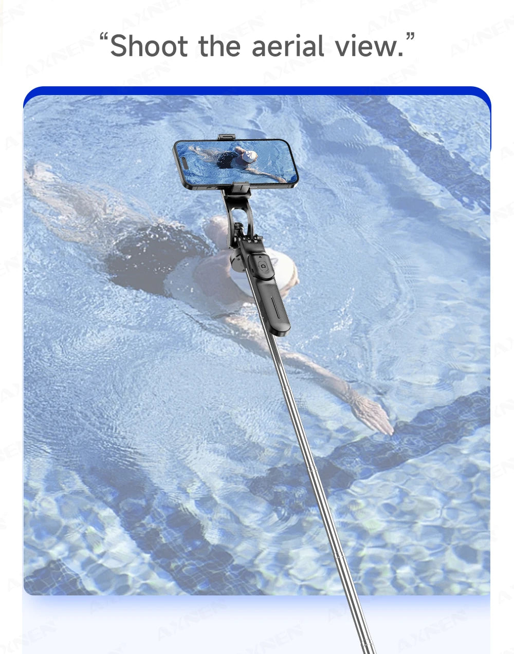 SnapPro X™ – 1708mm Extendable Selfie Tripod