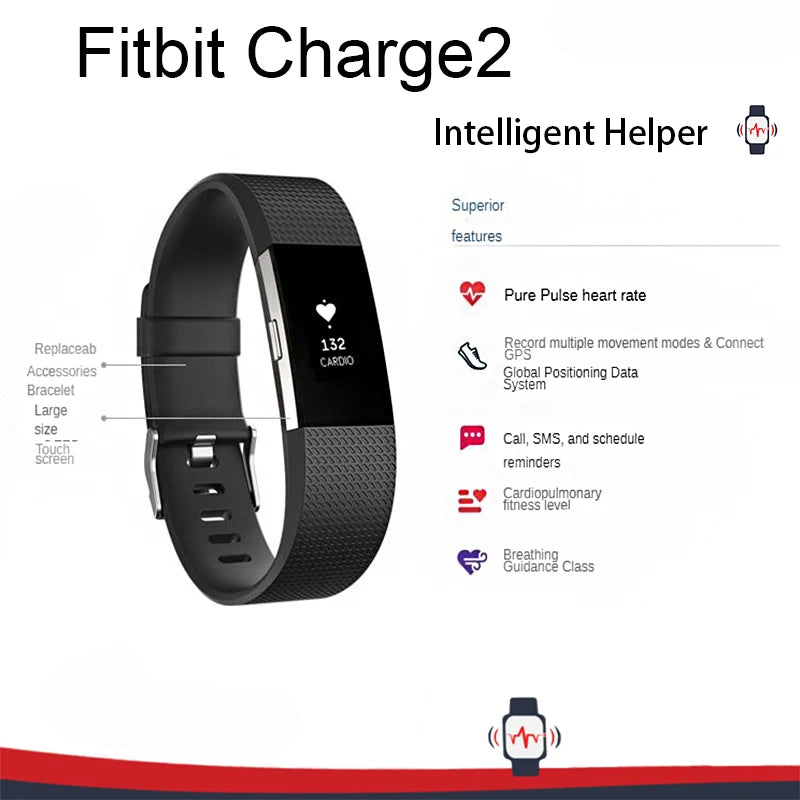 Fitbit Charge 2 – Heart Rate Fitness Tracker