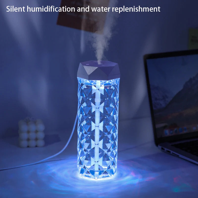 Gadgit Co 400ml USB Humidifier & Aroma Diffuser | RGB Mood Light, Home & Car