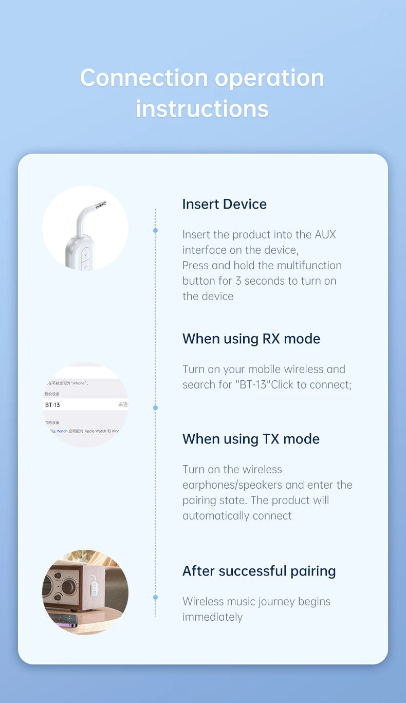 AirLink Pro™ – Bluetooth 5.3 Transmitter & Receiver Adapter