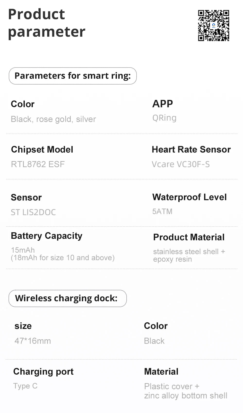 COLMI R12 – Smart Health Ring with Display