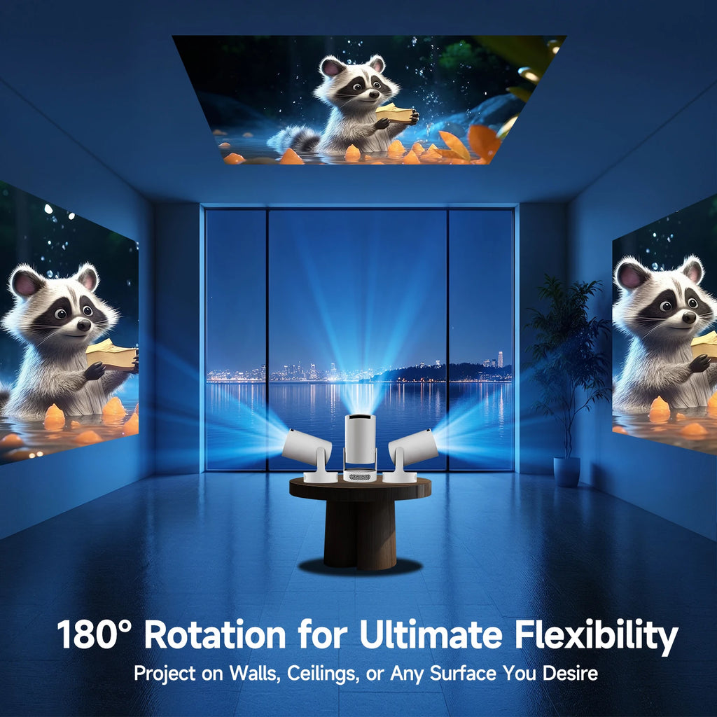 CineCube Pro™ – Smart Portable WiFi Projector