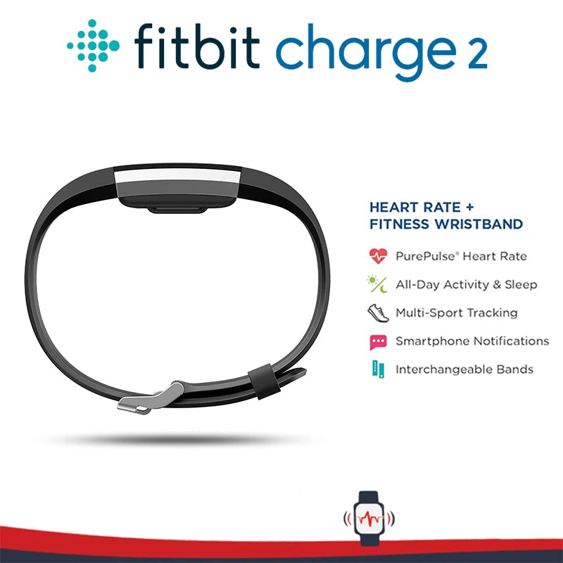 Fitbit Charge 2 – Heart Rate Fitness Tracker