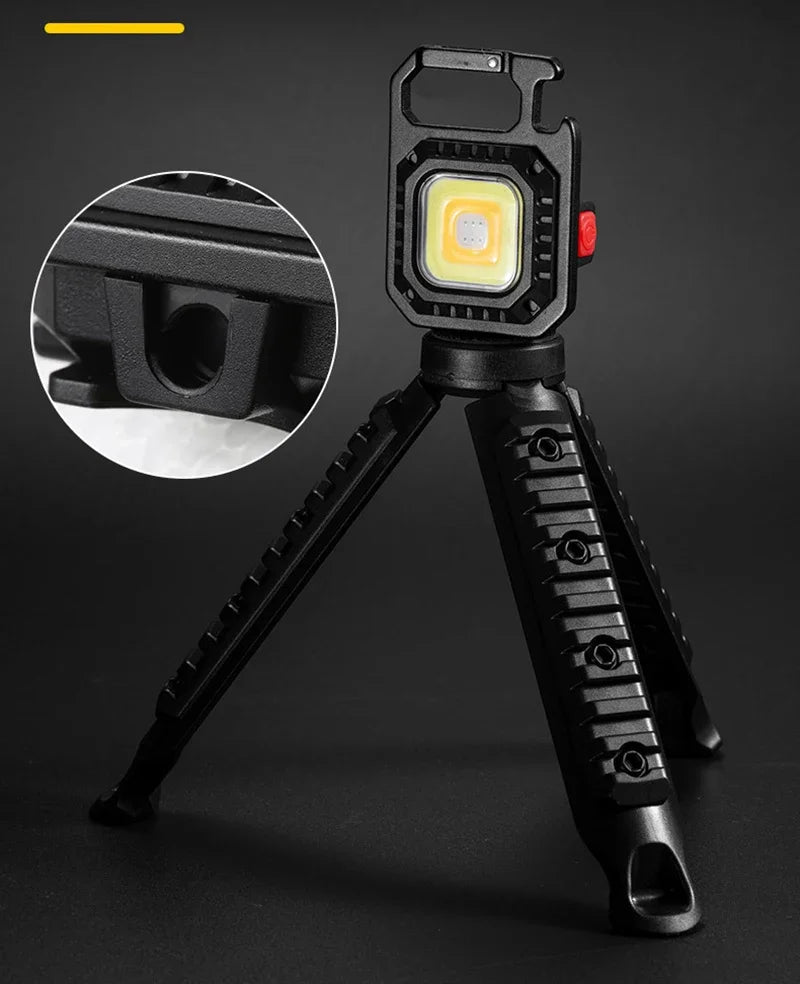 Gadgit Co Mini COB LED Flashlight | 800 Lumens, 7 Modes, Magnetic, Type-C Rechargeable