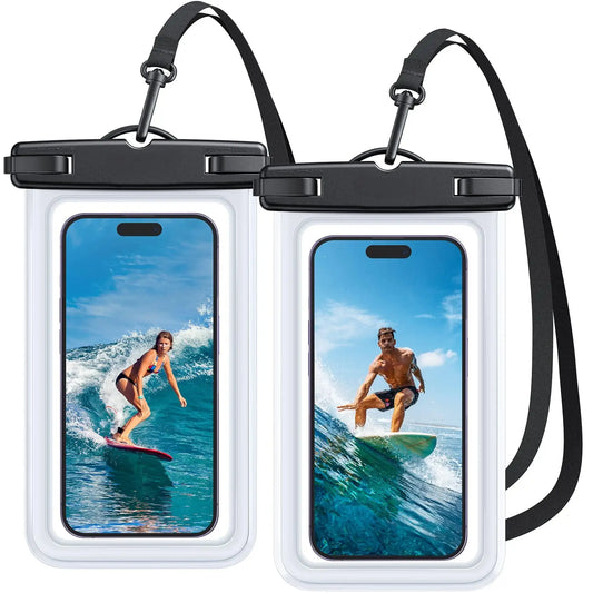 Gadgit Co™ – IPX8 Waterproof Phone Pouch with Lanyard