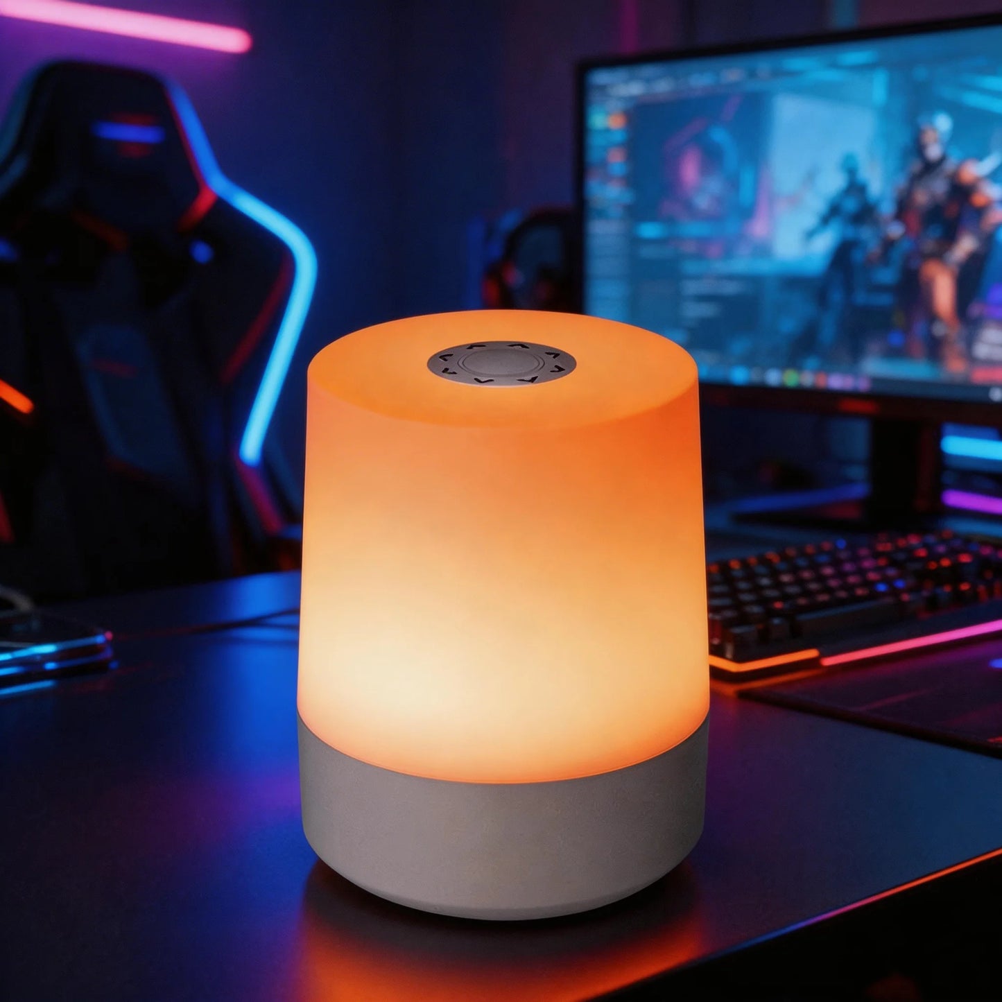 Gadgit Co ™ LED Night Light | RGB & 3CCT, Touch & Remote, USB Rechargeable