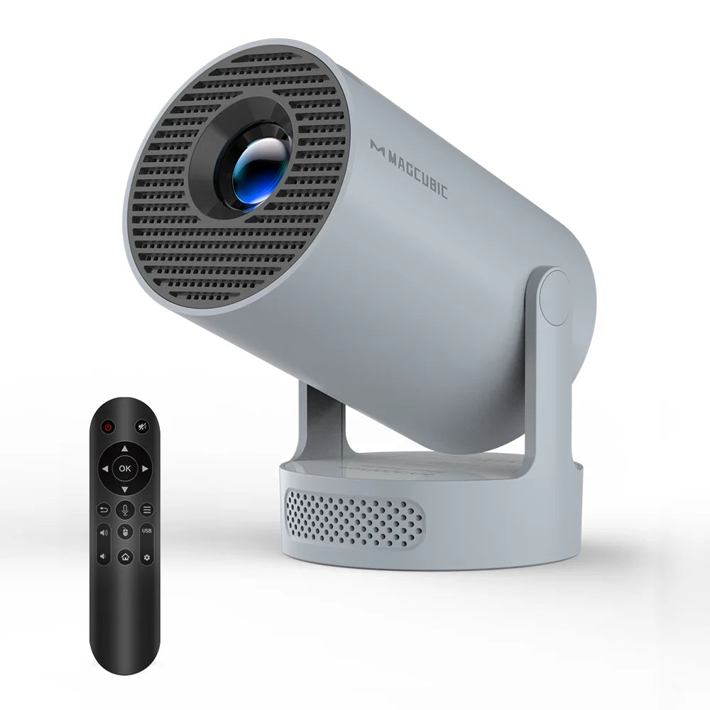 Gadgit Co™ – Smart Mini Portable Projector (Android 14 | WiFi | 180° Rotation)