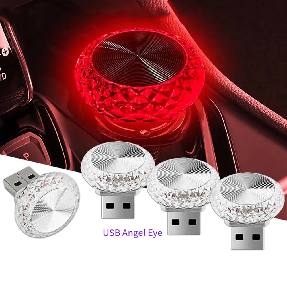 Gadgit Co Mini USB Ambient Light | Plug & Play, 8 Colours, Car & PC Compatible