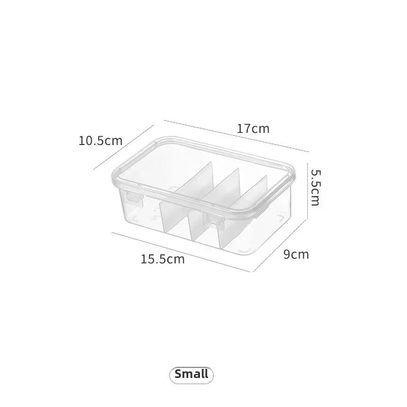 Gadgit Co™ – Transparent Cable & Accessory Organizer Box (Small, Medium, Large)