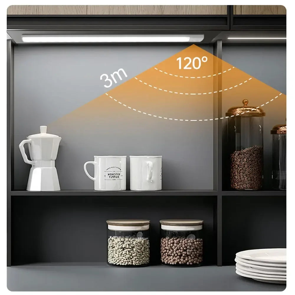 Gadgit Co Aluminum Motion Sensor LED Bar Light | 3 Colour Temps, Dimmable, 5 Sizes