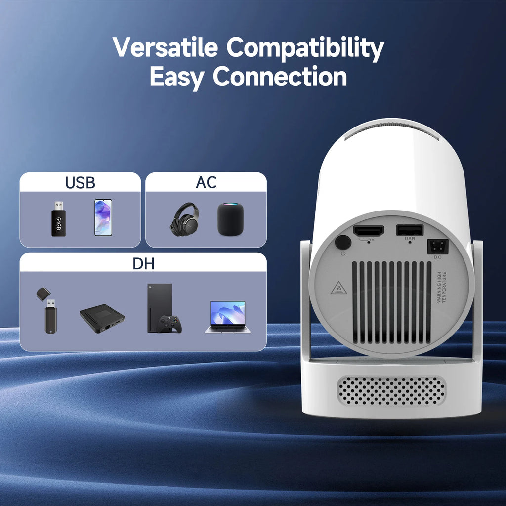 CineCube Pro™ – Smart Portable WiFi Projector