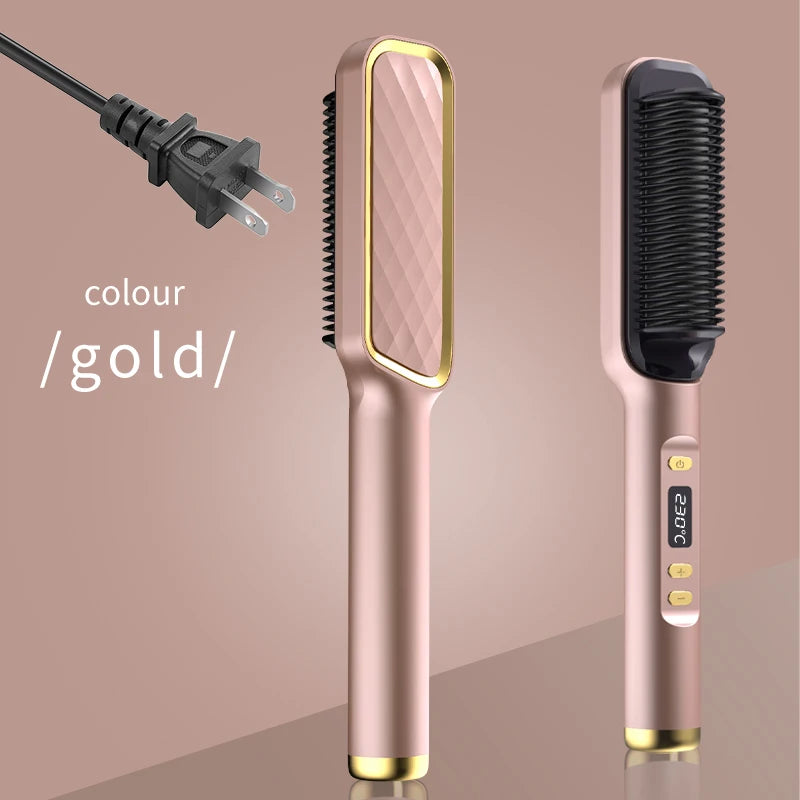 SleekComb Pro™ – Anti-Scald Ionic Straightener