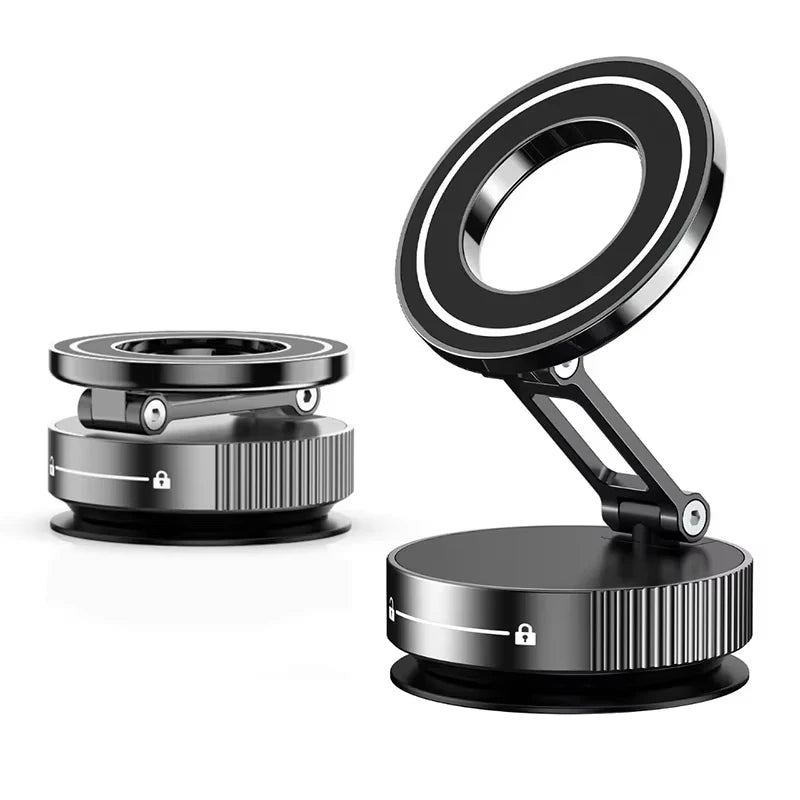 Gadgit Co™ – 360° Magnetic Foldable Phone Holder (Vacuum Suction Mount)