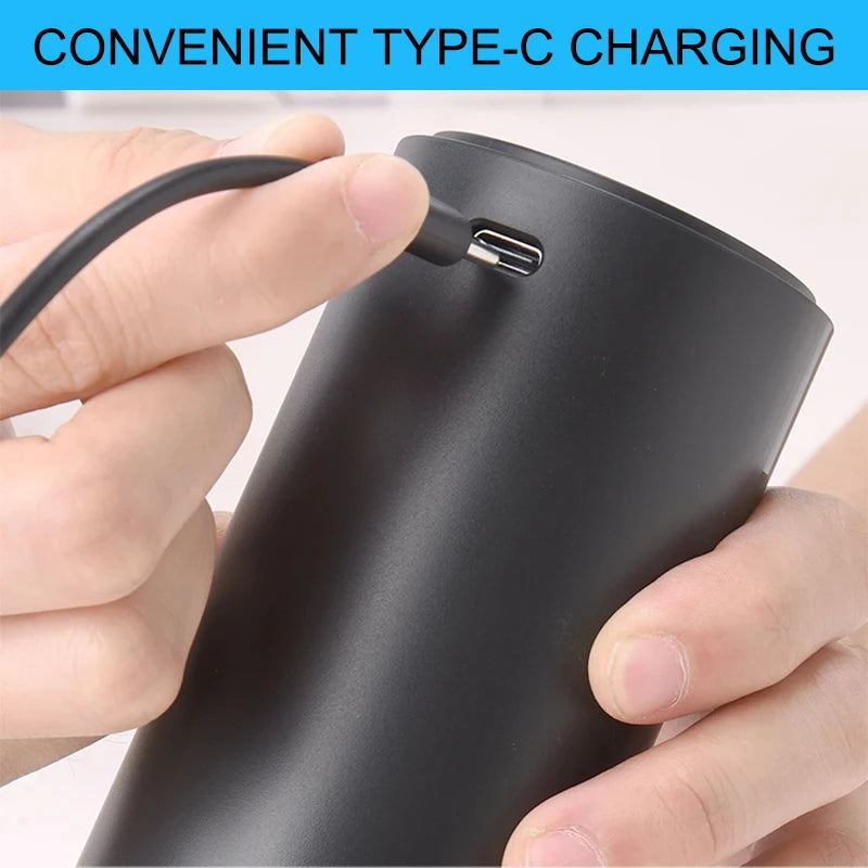 Gadgit Co Rechargeable Electric Wine Aerator & Decanter | Type-C, Auto Pour, Gift