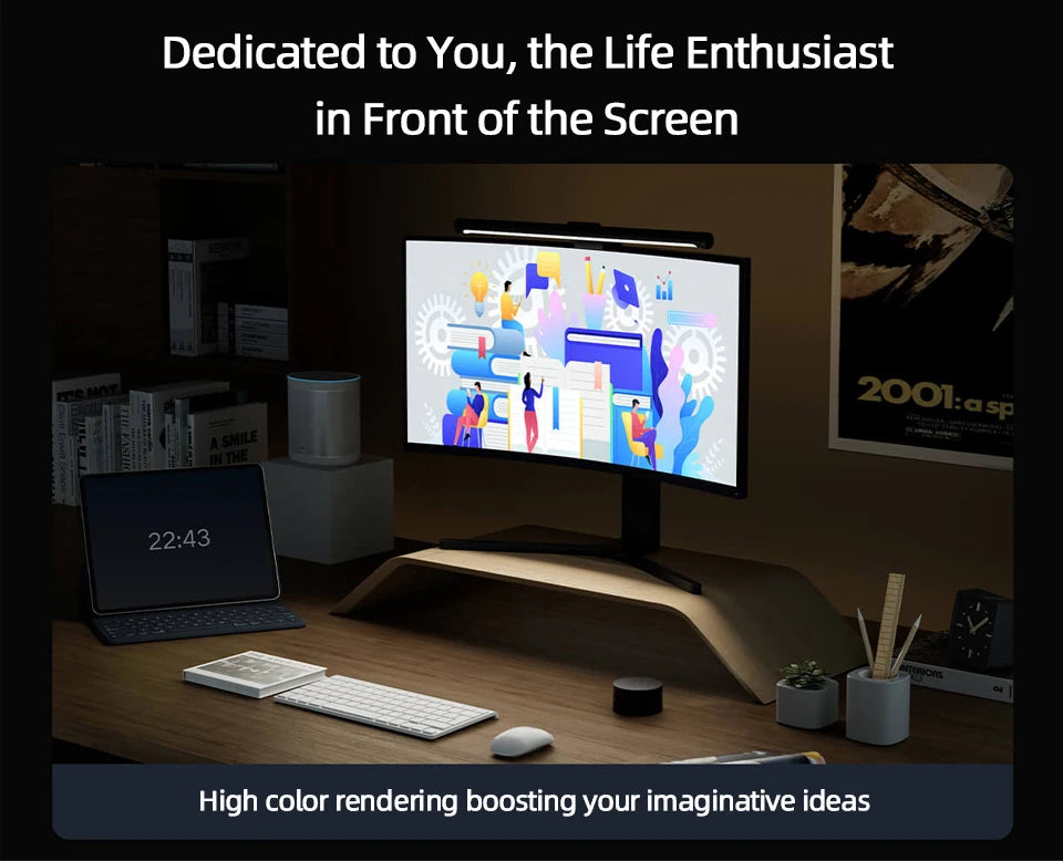 VisionGlow Max™ – Premium Monitor Light Bar