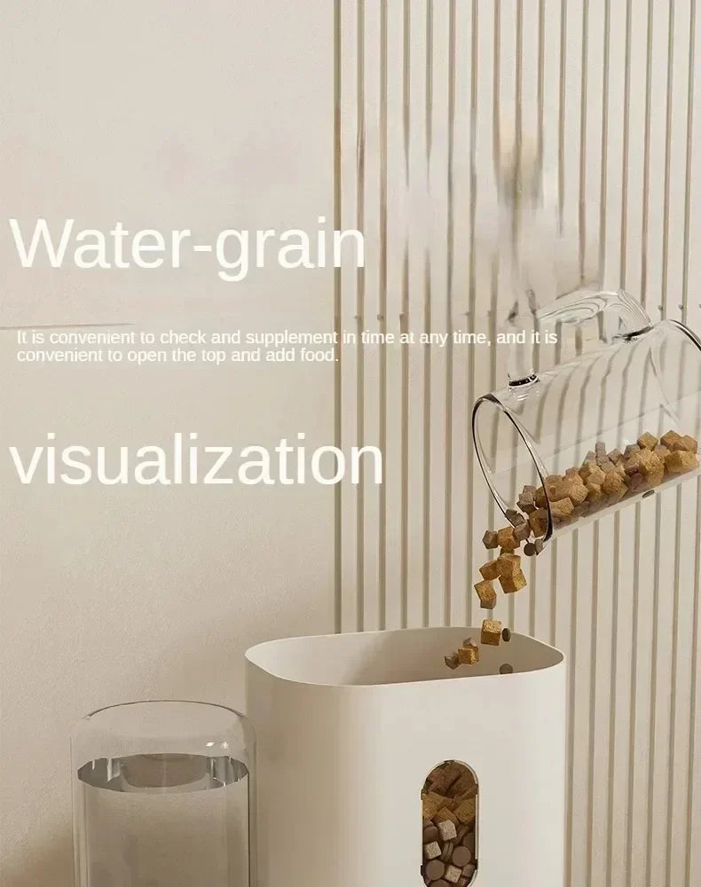 PetFlow Duo™ – Automatic Food & Water Dispenser