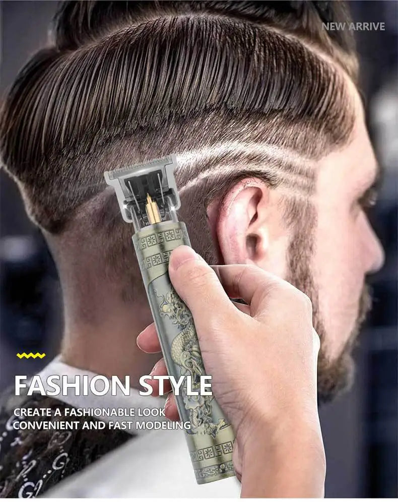 TrimMaster T9™ – Retro Precision Hair & Beard Trimmer